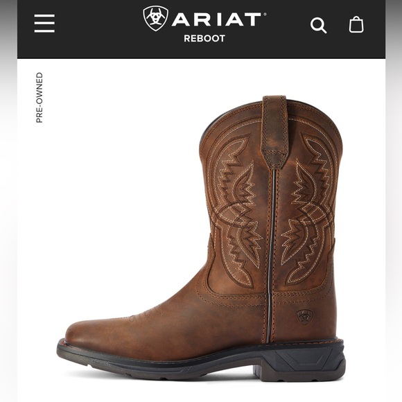 Ariat Brown Cowboys boots - Picture 1 of 15